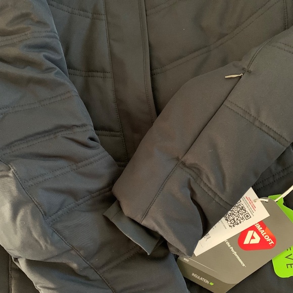 Obermeyer Women's Tuscany II Black Winter Ski Jacket Coat Insulated 8P NWT - Picture 6 of 11